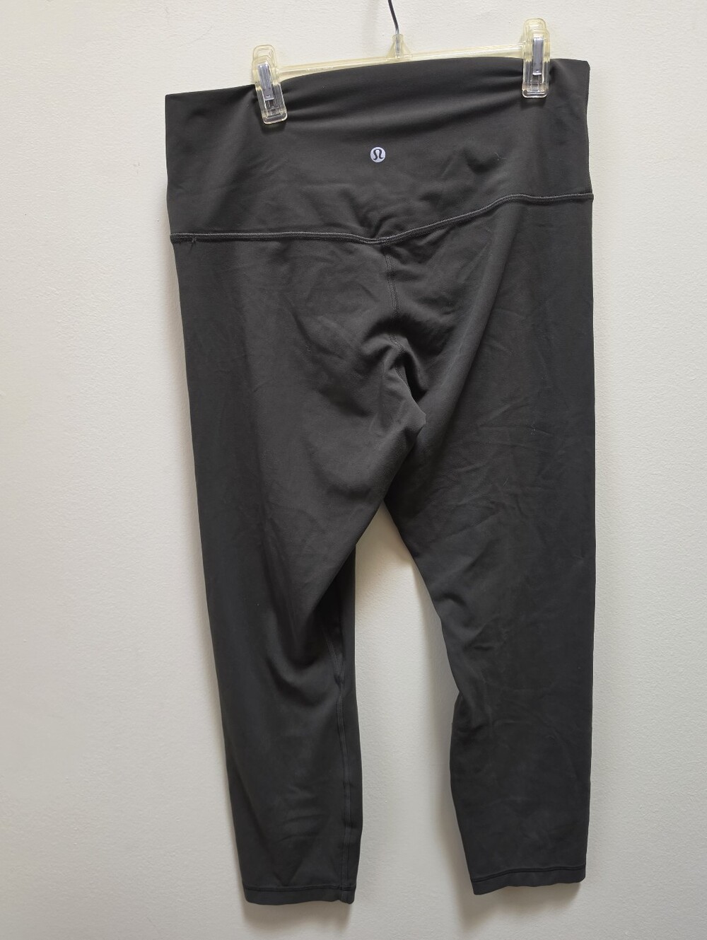 Lululemon Align Crop 23" High Waist sz 10 Pants Dark Olive Leggings Stretch Soft - Picture 3 of 12